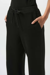 Joseph Ribkoff 253136 Scuba Jersey Wide-Leg Pull-On Pants