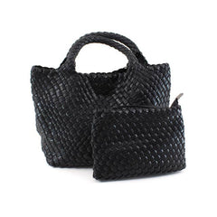 Woven Tote Crossbody