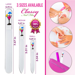Party Drink Special Occasion Hand Painted Crystal Nail File