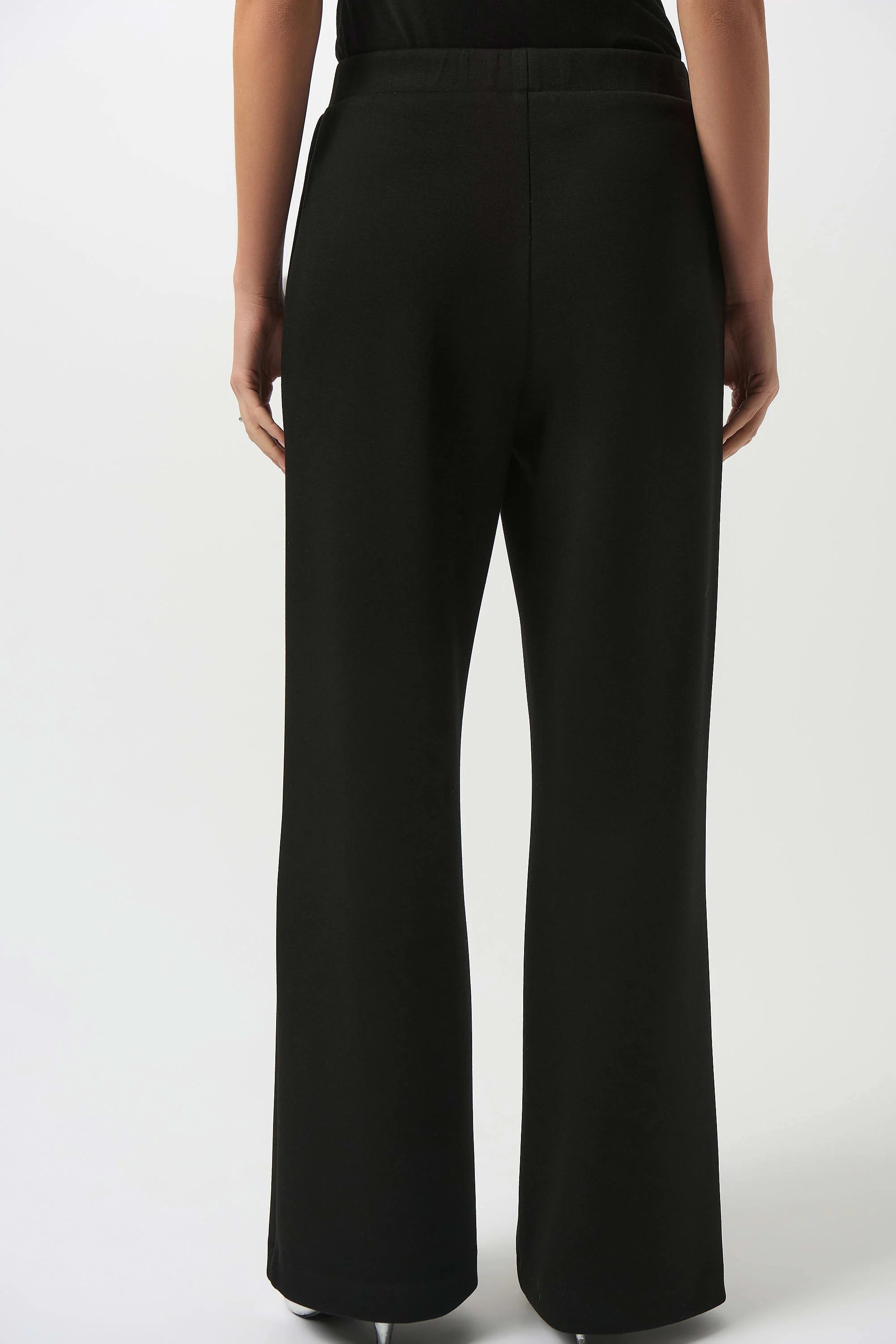 Joseph Ribkoff 253136 Scuba Jersey Wide-Leg Pull-On Pants