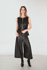 High-waisted Wide-leg Pant