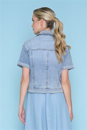 Glitter Denim Jacket