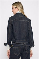 Gold Button Denim Jacket